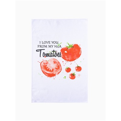 Полотенце Доляна Tomato, 40×60±3 см, 100% п/э, микрофибра