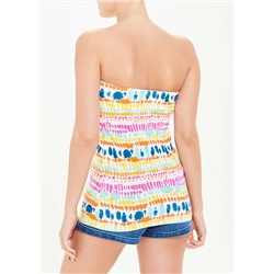 Tie Dye Bandeau Boob Tube