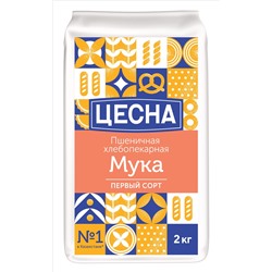 Мука Цесна 1/с пшеничная 2кг