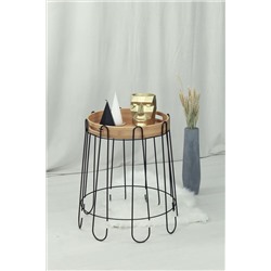 Столик кофейный SHT-CT26
                        черный муар / прозрачный лак