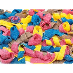 Мармелад жевательный полоска Мультиколор ассорти 300г / КАНДИ КЛАБ