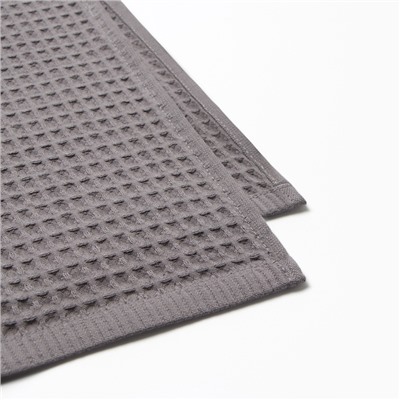 Полотенце вафельное LoveLife "Waffle gray" 100х150 см, 100% хл