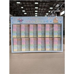 Набор декоративного скотча 6 шт. "Rainbow capybara", mix, шоу-бокс 12 шт.