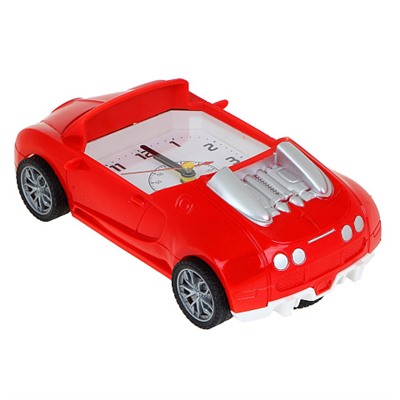 LADECOR CHRONO Будильник в виде машины 18х6х10см, 1хAA, пластик