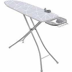 Гладильная доска Nika Стайл 1 СТ1/1 тефлон,мет.сетка линии на сером 120*38см оптом