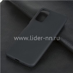 Задняя панель для Xiaomi  POCO M3 Силикон матовый (черная)