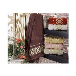 Махровые Лицевые Полотенца 50x90 см. 6 шт/уп. Cotton PURRY