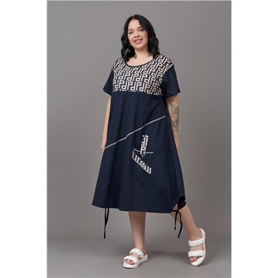 Платье ГИГАНТ домашнее больших размеров П-02 орнамент