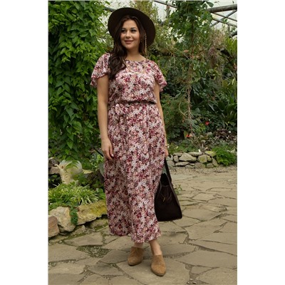 Платье Жара (бордовое) П13415-16М