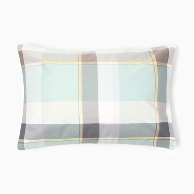 Наволочка LoveLife Square green, 50*70, 100%хлопок, сатин, 125г/м²