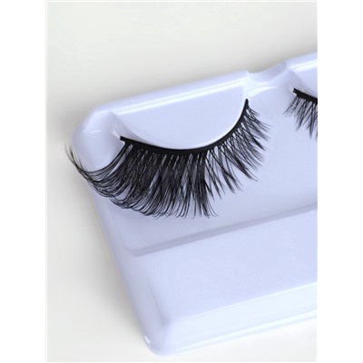 Ресницы накладные «Яркость», 5-20 мм, без клея, чёрные