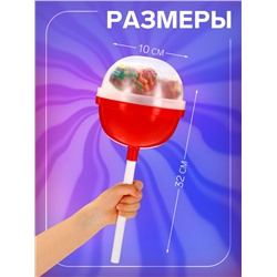Карамель на палочке «Лизунец MAXI Глаз Дракулы» (набор с подарком), 112 г