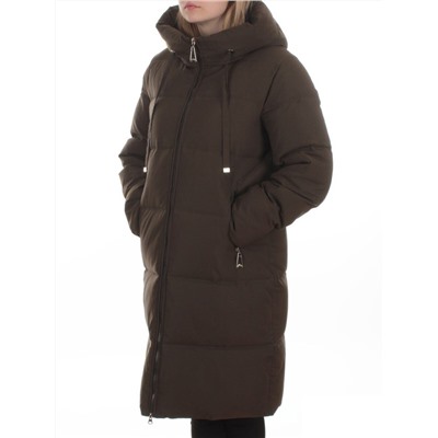 235 DK. GREEN Пальто зимнее женское (200 гр. холлофайбер)