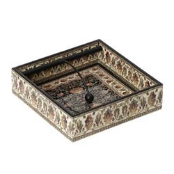 Держатель для салфеток, Tissue Holder for Table in MDF (19 x 19 cm, Jamawar), произв. Duli