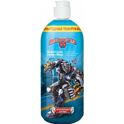 МЕГАМОНСТРЫ Шампунь-Гель-Пена 3в1 650 мл