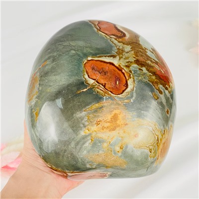 Радуга Самоцветов Полированная океаническая Яшма