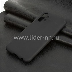 Задняя панель для Samsung Galaxy  A13 Силикон матовый (черная)