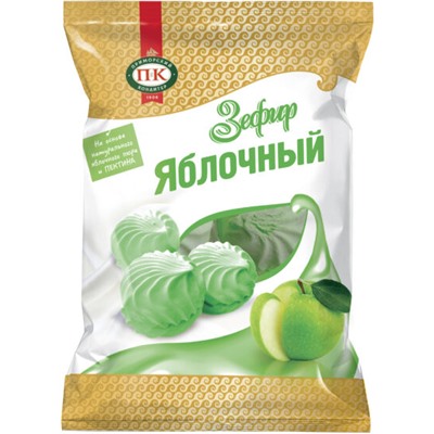 Зефир неглазированный "Яблочный", 200 г х 10 (2 мес), шт