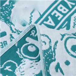 Zhiyang towel Carter bear four-layer cotton gauze square towel hand towel manufacturer wholesale Korean kitchen hanging towel