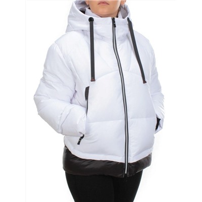 21068 WHITE Куртка зимняя женская FLANCE ROSE (200 гр. холлофайбера)