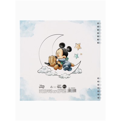 Книга пожеланий на пружине, 21.7×21 см, Микки Маус