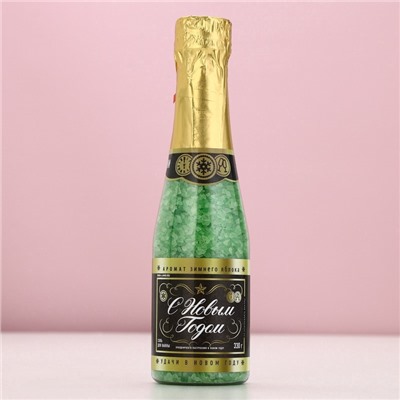 Соль для ванны «С Новым Годом», 330 г, аромат яблока, Чистое счастье