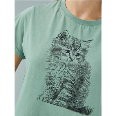 Футболка женская арт. 12722/Kitten