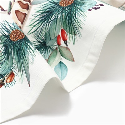 Скатерть новогодняя "Этель" New Years treat 150х110см +/-3см с ВГМО, 100%хл, саржа 190гр/м2
