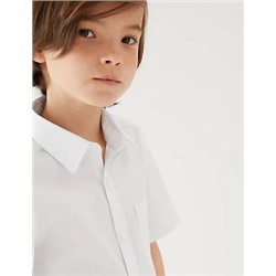 2pk Boys' Cotton Slim Fit School Shirts (2-18 Yrs)