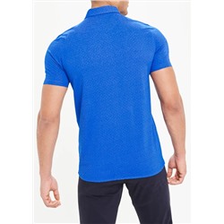 Short Sleeve Dot Print Jersey Shirt