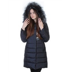 77070-1 Пальто с мехом чернобурки SkinnWille
