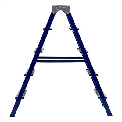 Стремянка двусторонняя 5 ступеней, стальная, Сибртех