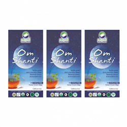 Набор чая Ом Шанти (3 x 25 пак, 1,55 г), Om Shanti Tea Set, произв. Organic Wellness