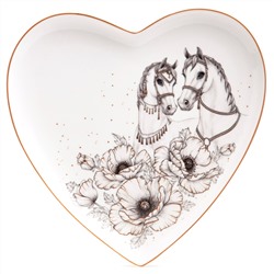 ТАРЕЛКА LEFARD "TOP STYLE" СЕРДЦЕ 21,5*2 СМ (КОР=48ШТ.)