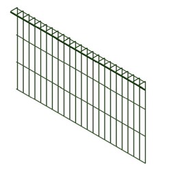 Панель DFence "ФЛАГМАН" VP 2550*900 яч.50х200 4мм Zn+ПП RAL6005