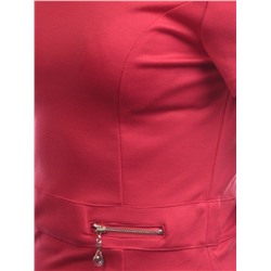 1603 RED Платье женское (90% хлопок, 10% полиэстер)