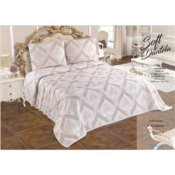 Жаккардовое Покрывало 240x260 см с 2-мя Наволочками 60x80 см Delux Seri - My Bed