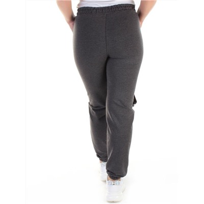 QB-82 DK. GRAY Брюки спортивные женские (95% хлопок, 5% стрейч) P&S