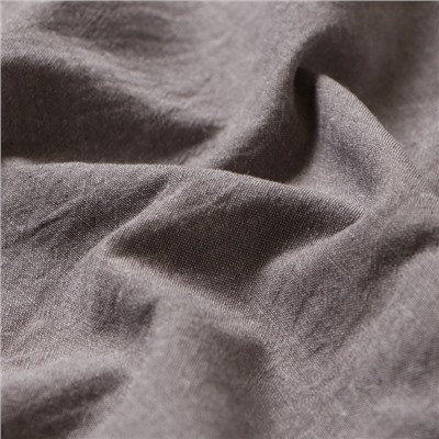 Простыня Этель Denim 160*200*25 см, цв.серый, жатый хлопок, 140 гр/м2, 100% хлопок
