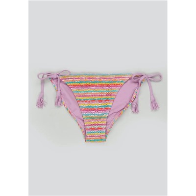 Tie Dye Lace Bikini Bottoms