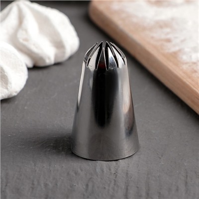 Насадка кондитерская, d=3 см, выход 1.7 см, нержавеющая сталь