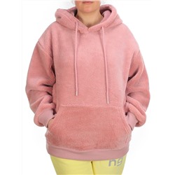 110 PINK Худи женское Тедди на флисе