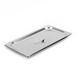 Крышка к гастроёмкости GN 1/3 Hanna Knövell, 32.5×17.6×1.5 см, толщина 0.6 мм, нержавеющая сталь