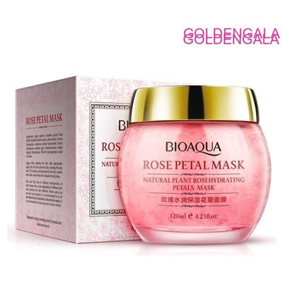 BIOAQUA ROSE PETAL MASK Увлажняющая маска с лепестками роз 120 г