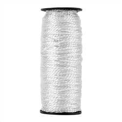 Шнур крученый капроновый, 2 мм, L 50 м, на катушке, Сибртех