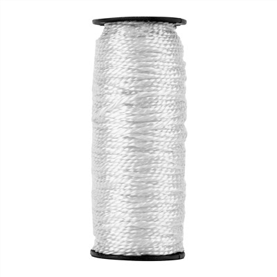 Шнур крученый капроновый, 2 мм, L 50 м, на катушке, Сибртех