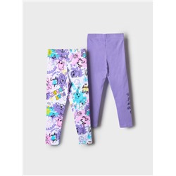 Леггинсы для девочки, 2 пары в комплекте