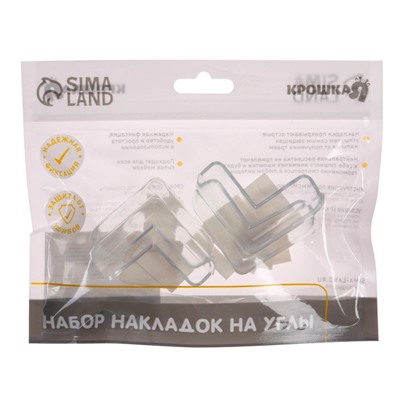 Защитные накладки на углы, набор 4 шт.