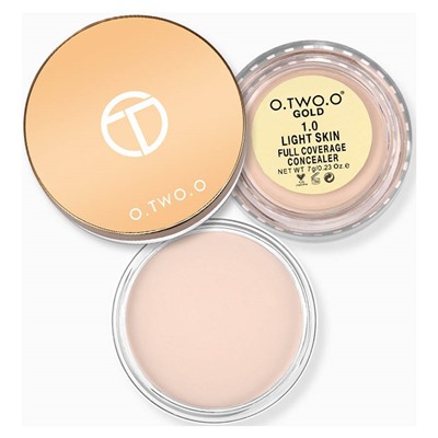 Пудра кремовая O.TWO.O Gold Full Coverage Concealer №1 Light Skin 7 g