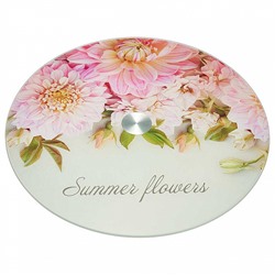 Блюдо 32 см вращающееся для сервировки AK-9520 "Summer flowers"